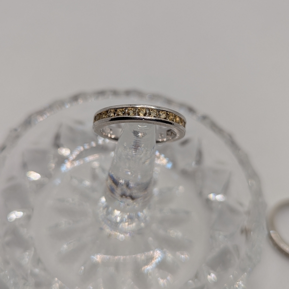 ✨ 925 Eternity Band Rings Matching Set✨